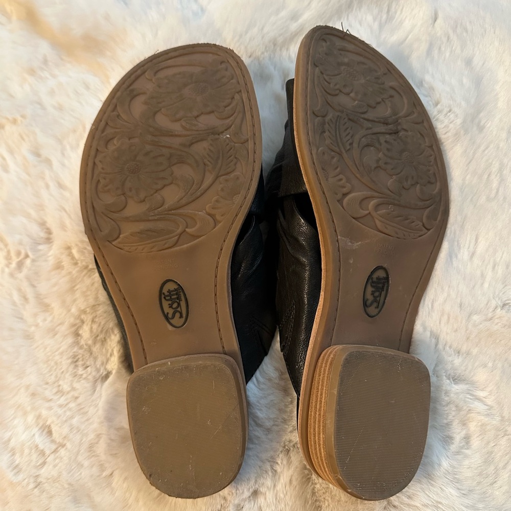 Sofft Fallon Women's Black Slide Sandals, size 9, light wear - Picture 2 of 6